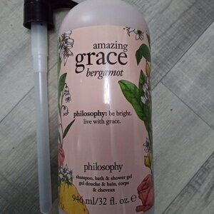 Philosophy Amazing Grace BERGAMOT 32oz Shampoo, bath/shower gel Brand New!